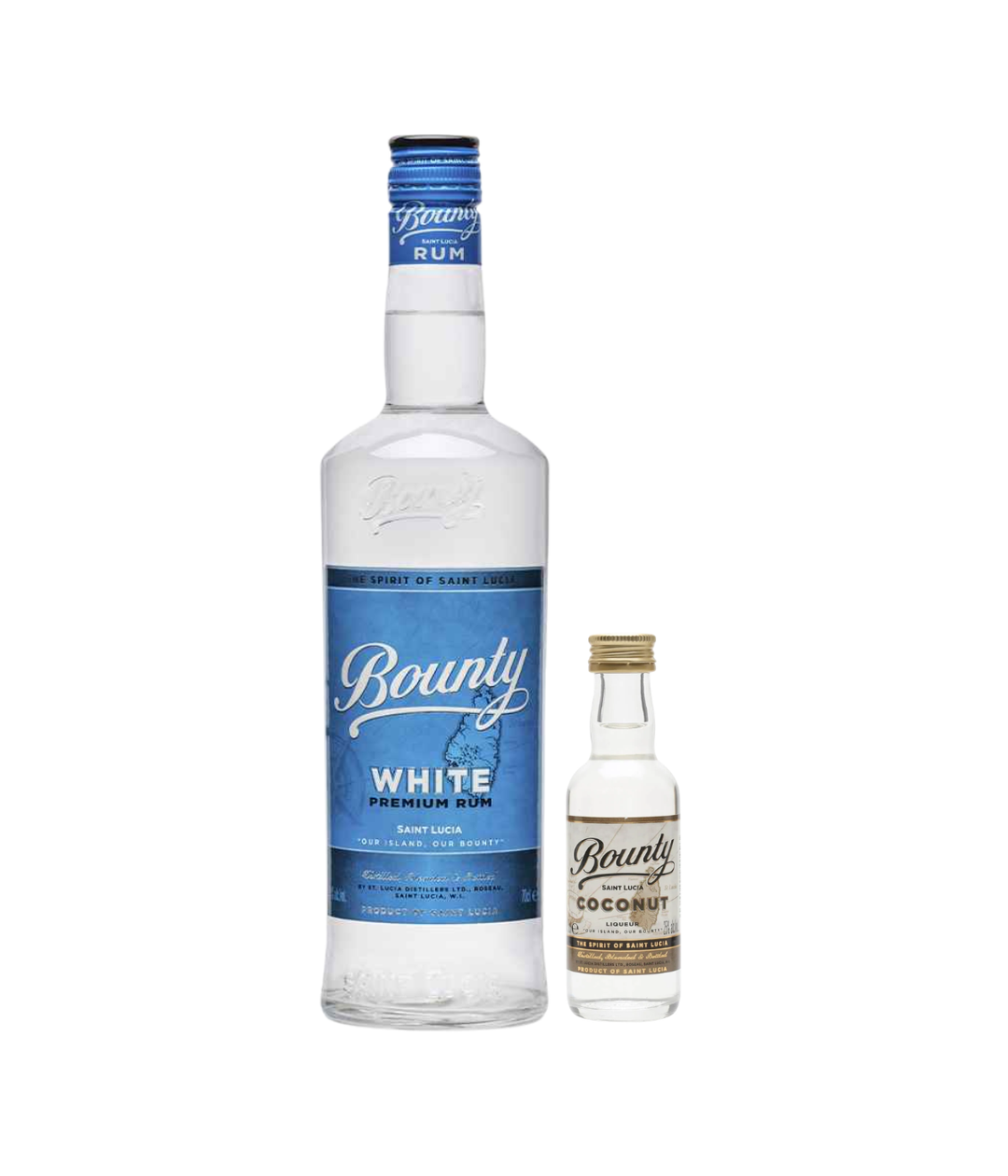 Bounty White Rum with Free Bounty Coconut Rum Miniature