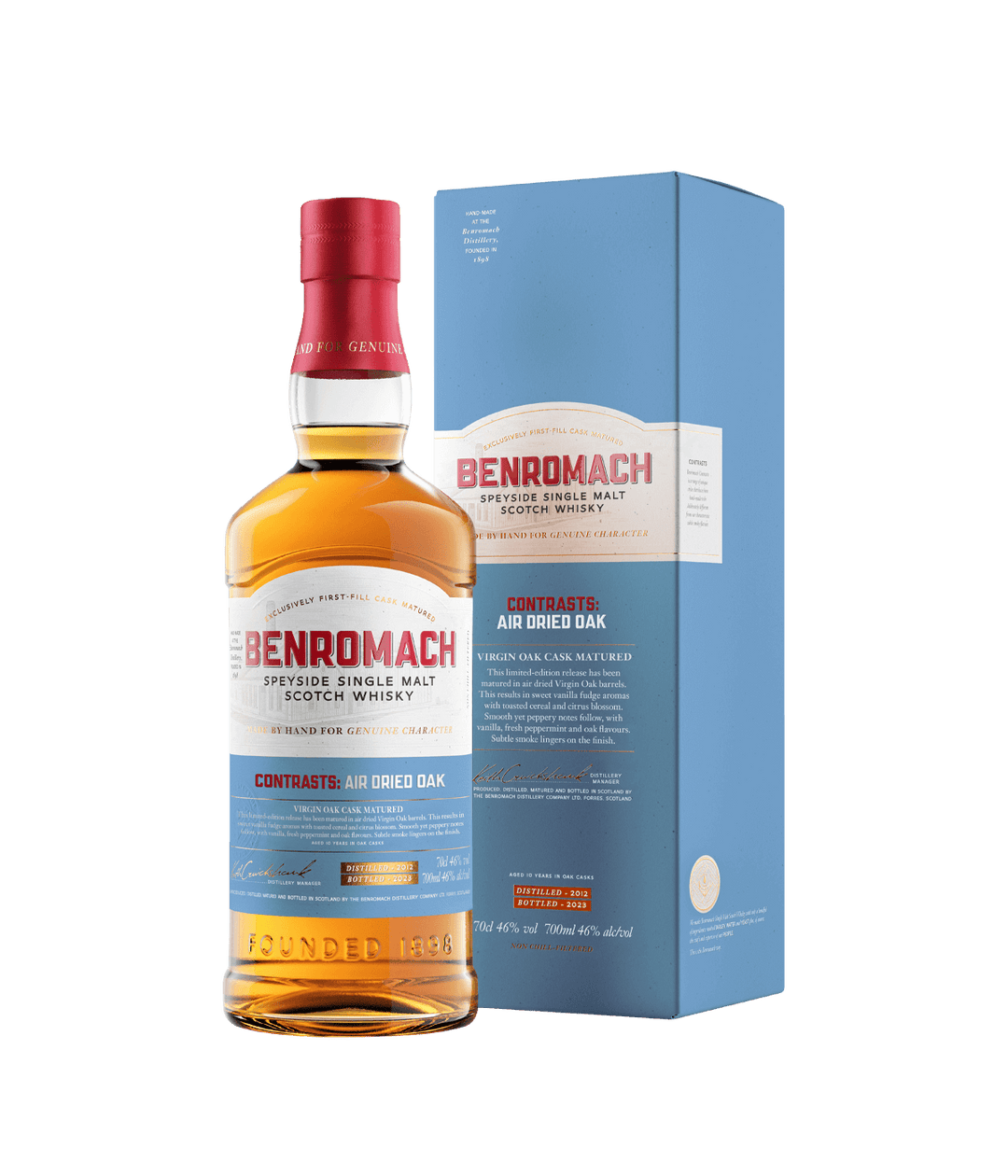 Benromach Virgin Oak Air Dried 2012