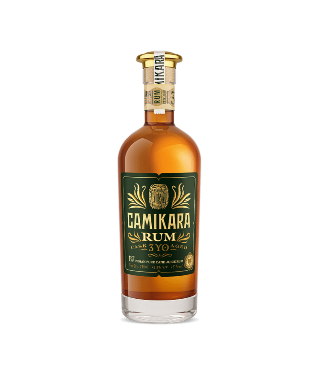 Camikara 3 Year Old Pure Cane Juice Rum