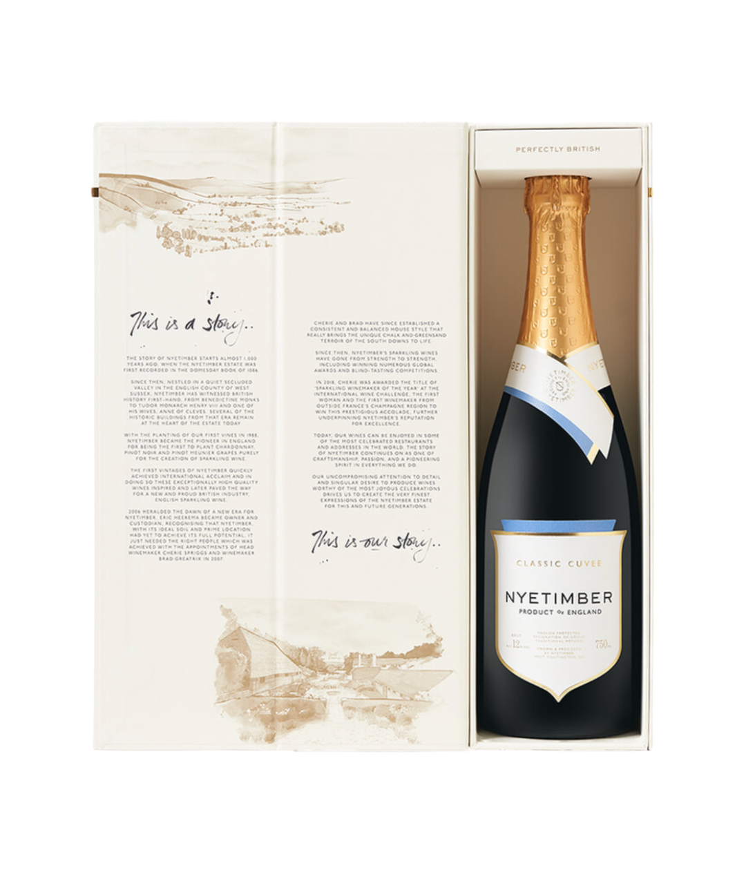 Nyetimber Classic Cuvee with free gift box free stopper worth £10!