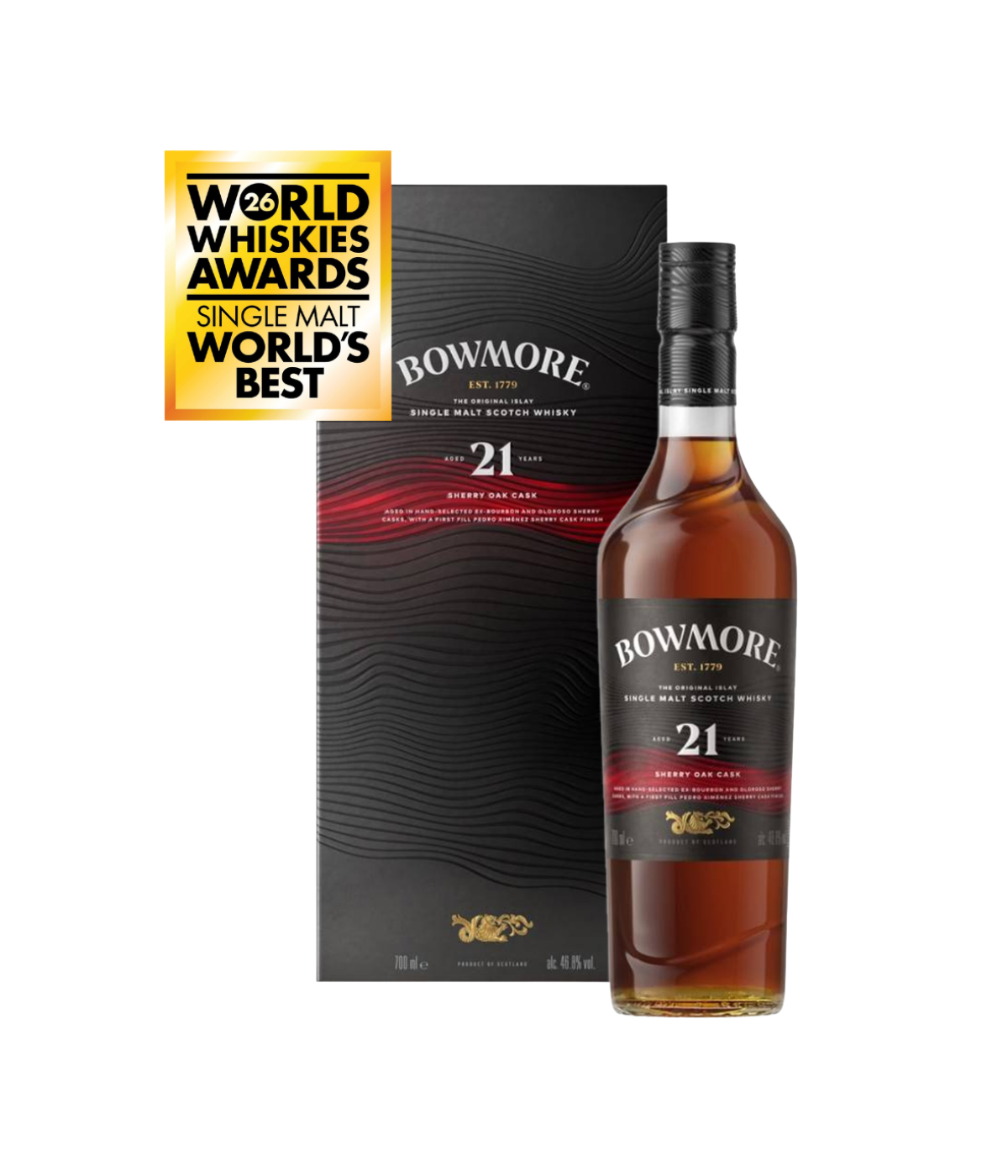Bowmore 21 Year Old Sherry Cask worlds best whisky