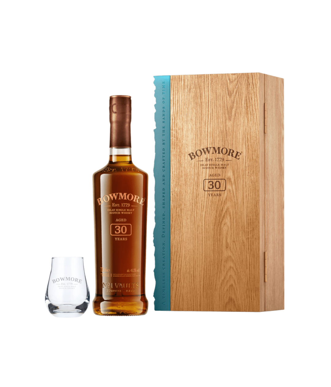 Bowmore 30 Year Old 2023 Release with free glass (Limited Edition)