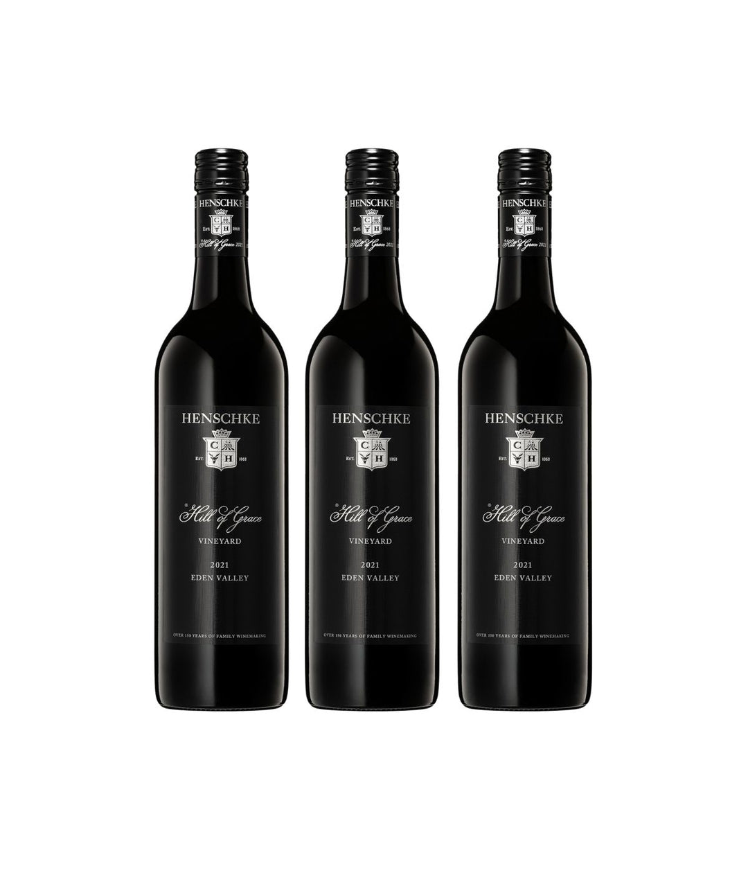 Henschke `Hill of Grace` Eden Valley Shiraz 2021 case of 3 (75cl)