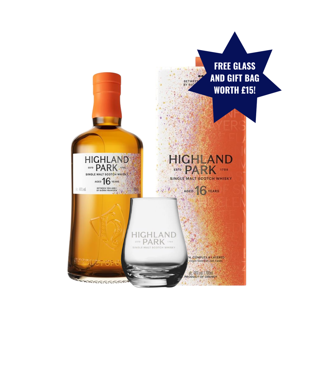 Highland Park 16 Year Old Between You and I (free glass and gift bag worth £15)