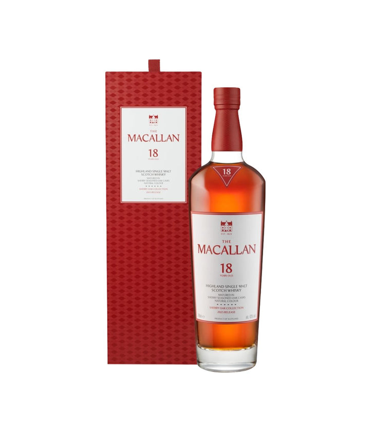 Macallan 18 Year Old 2025 Release Sherry Oak