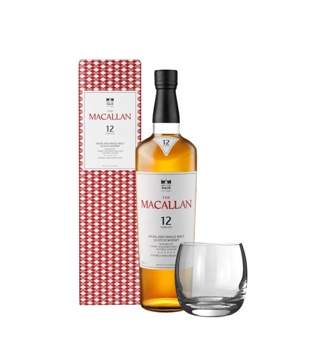 Macallan 12 Year Old Double Cask (free glass worth £30!)