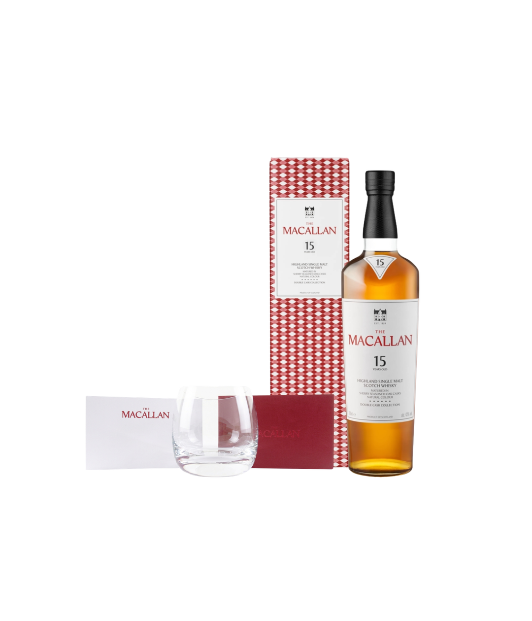 Macallan 15 Year Old Double Cask Single Malt (With Free Glass)