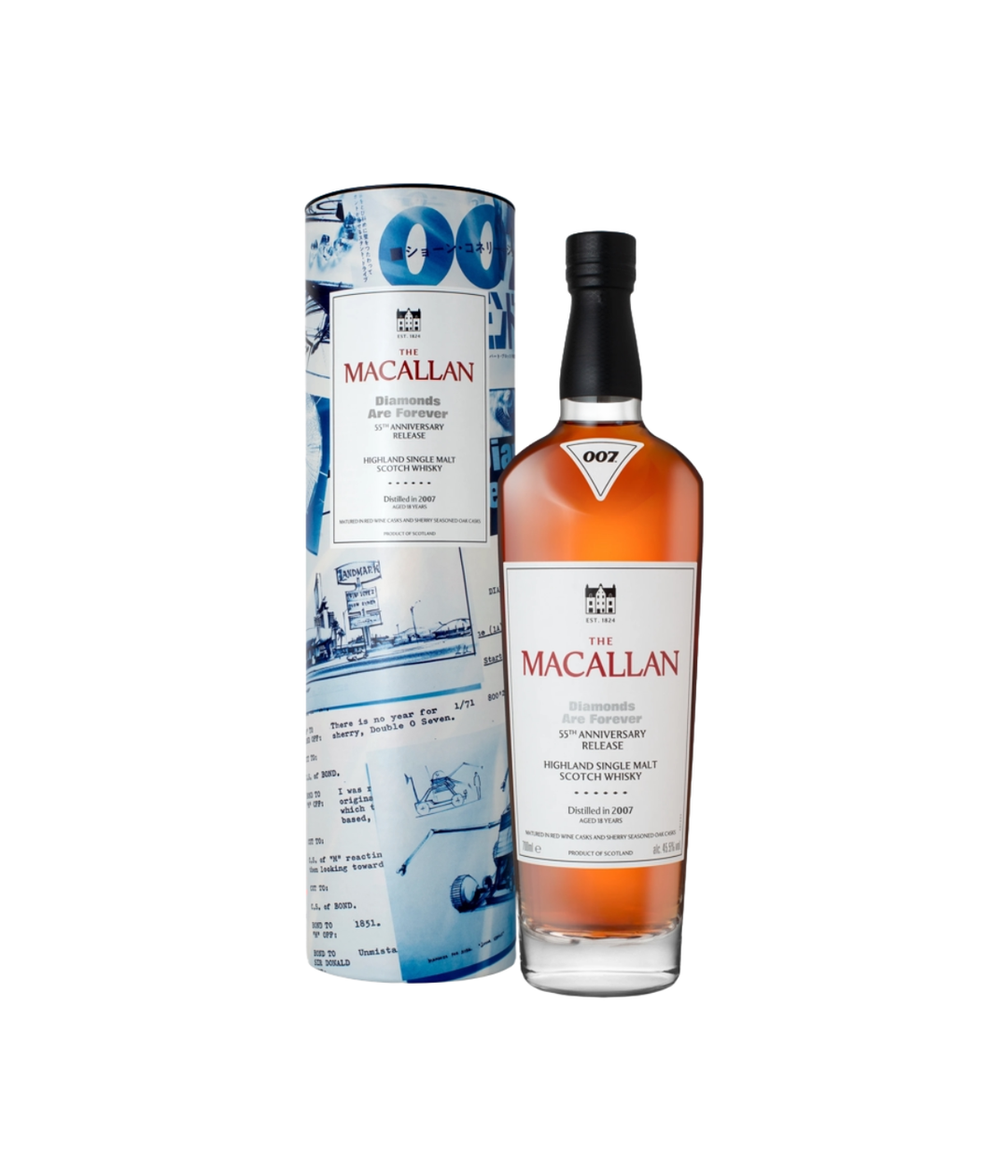 The Macallan Diamonds Are Forever Jamed Bond 55th Anniversary Release