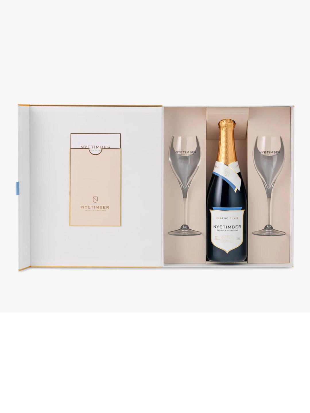 Nyetimber Gift Set (Cuvee Multi-Vintage and 2 Glasses)