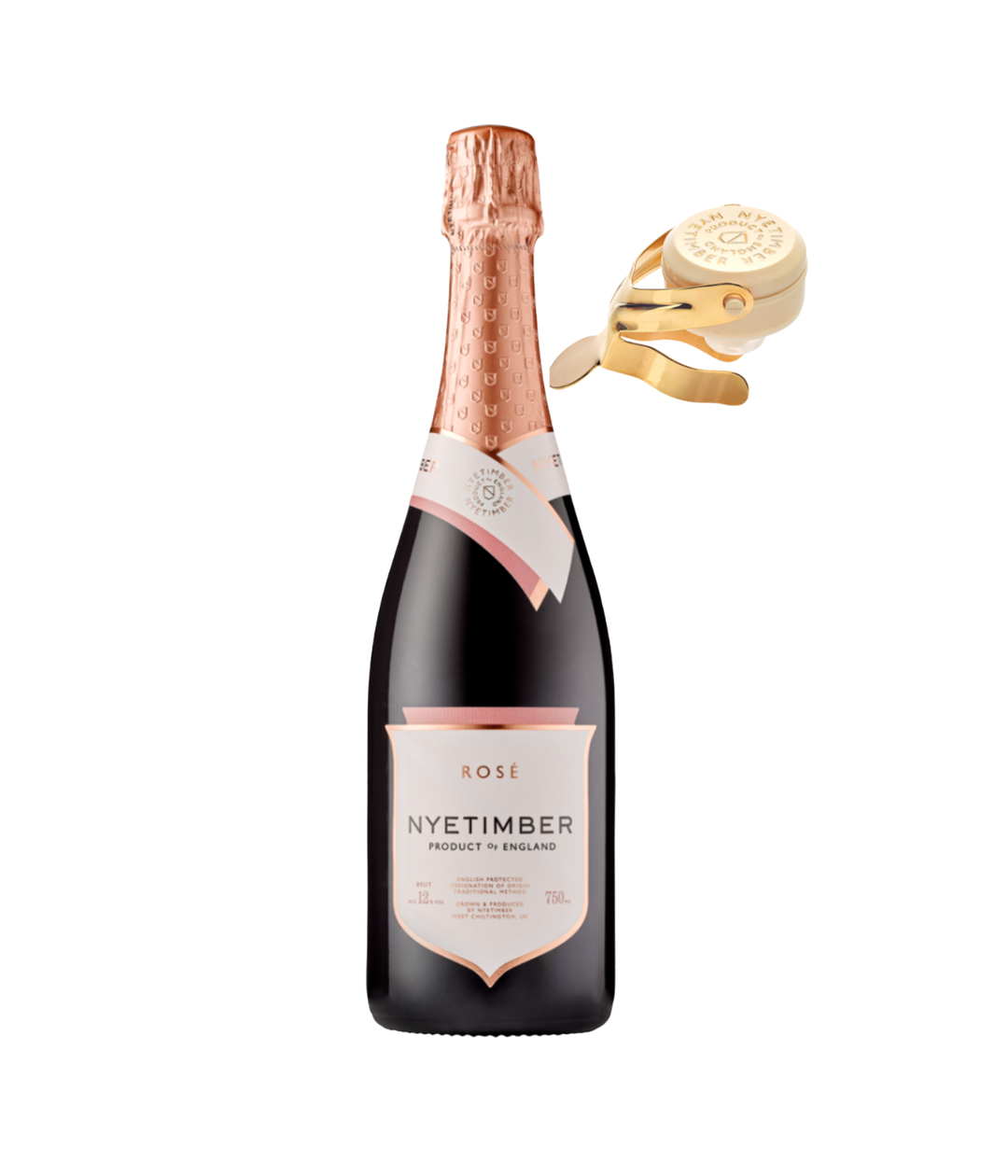 Nyetimber Rosé Classic Cuvee with free Nyetimber luxury stopper