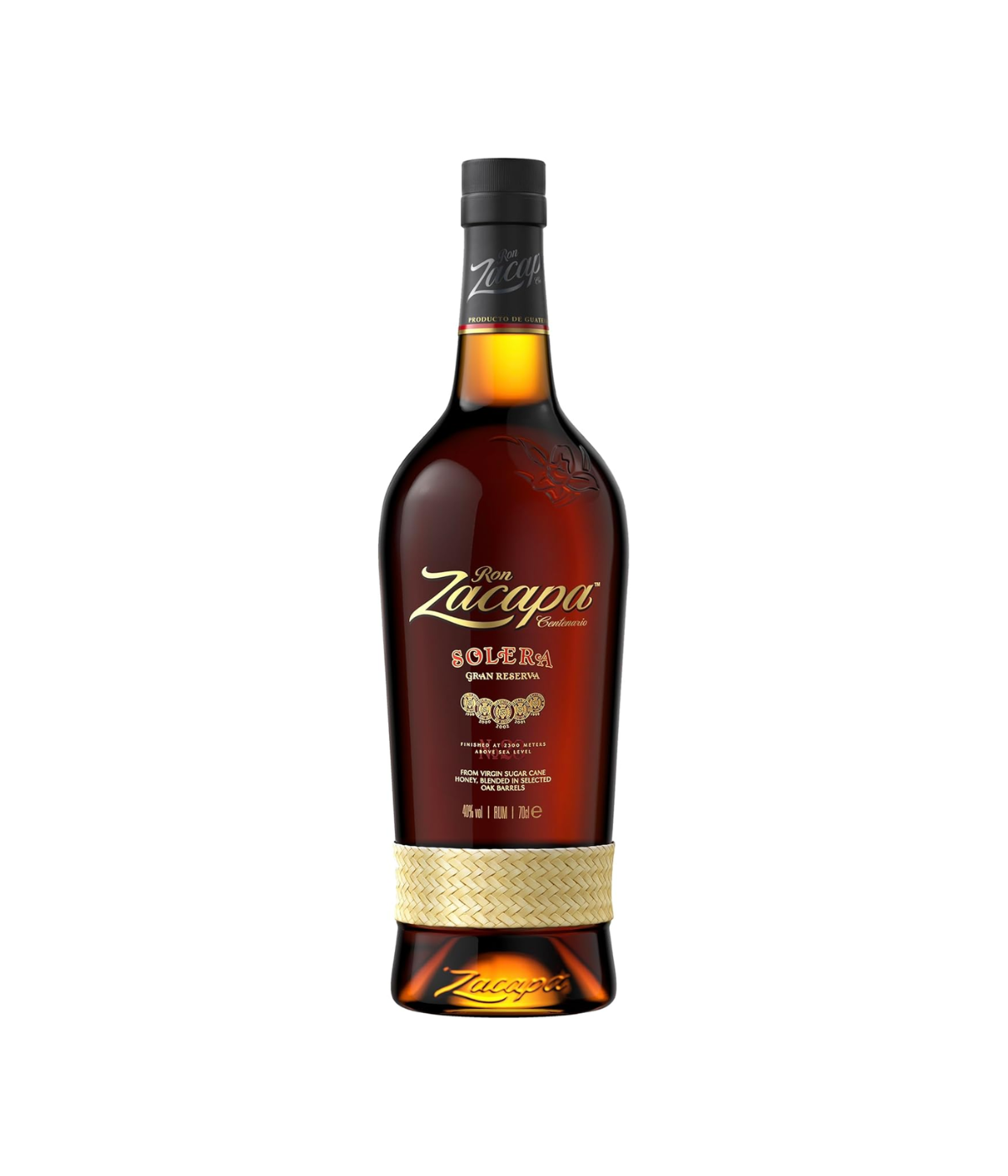 Ron Zacapa 23 Solera Gran Reserva rum bottle
