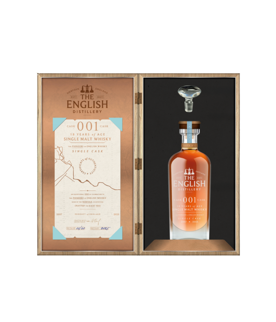 The English Cask 001 – Limited to 60 Bottles Worldwide