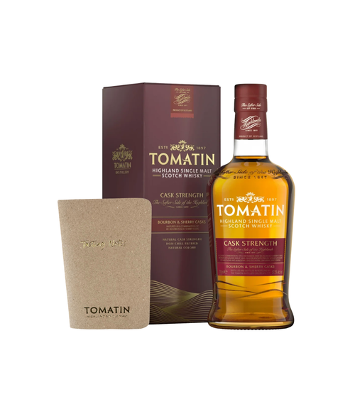 Tomatin Cask Strength with free tasting notebook