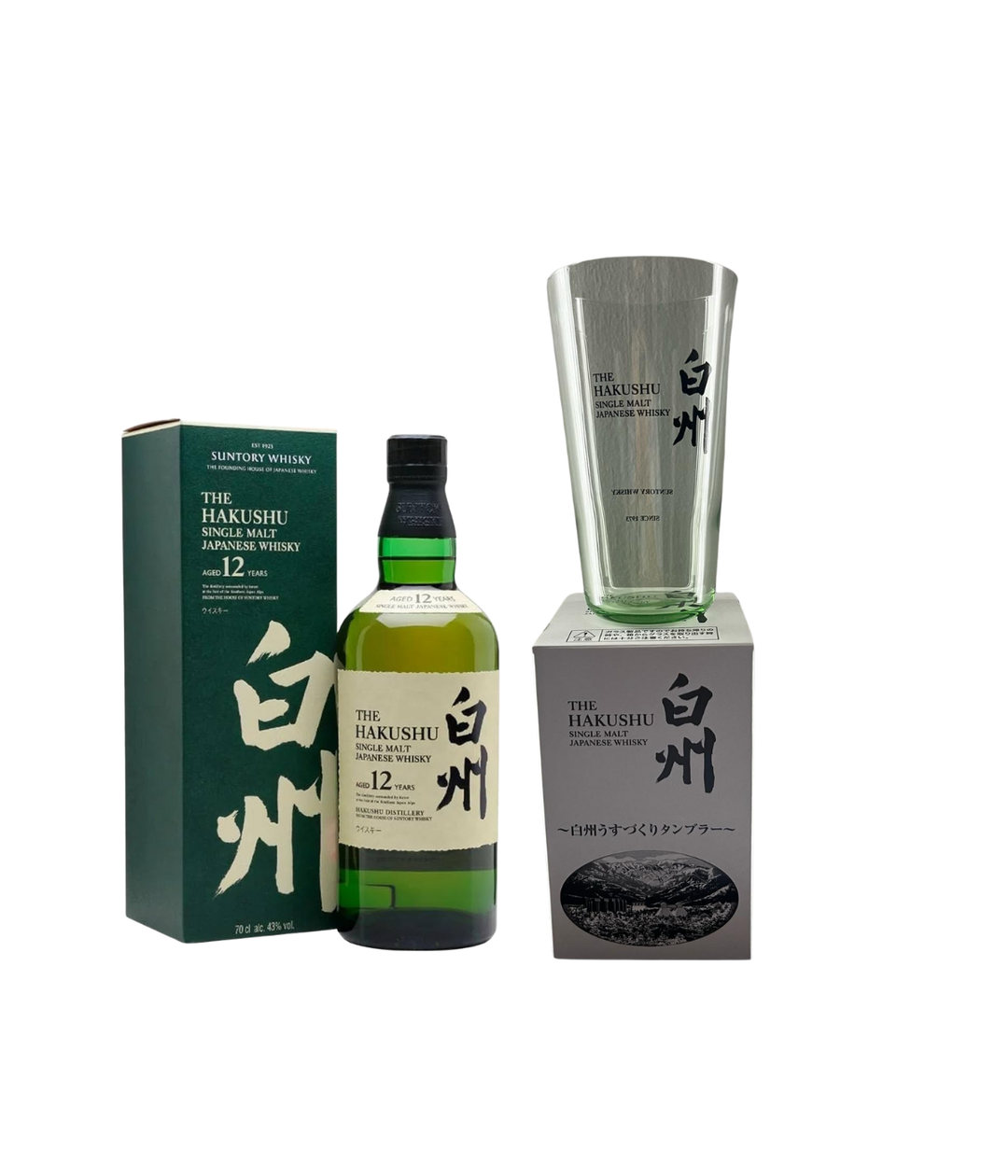 Hakushu 12 Year Old with free Hakushu highball glass worth £15!
