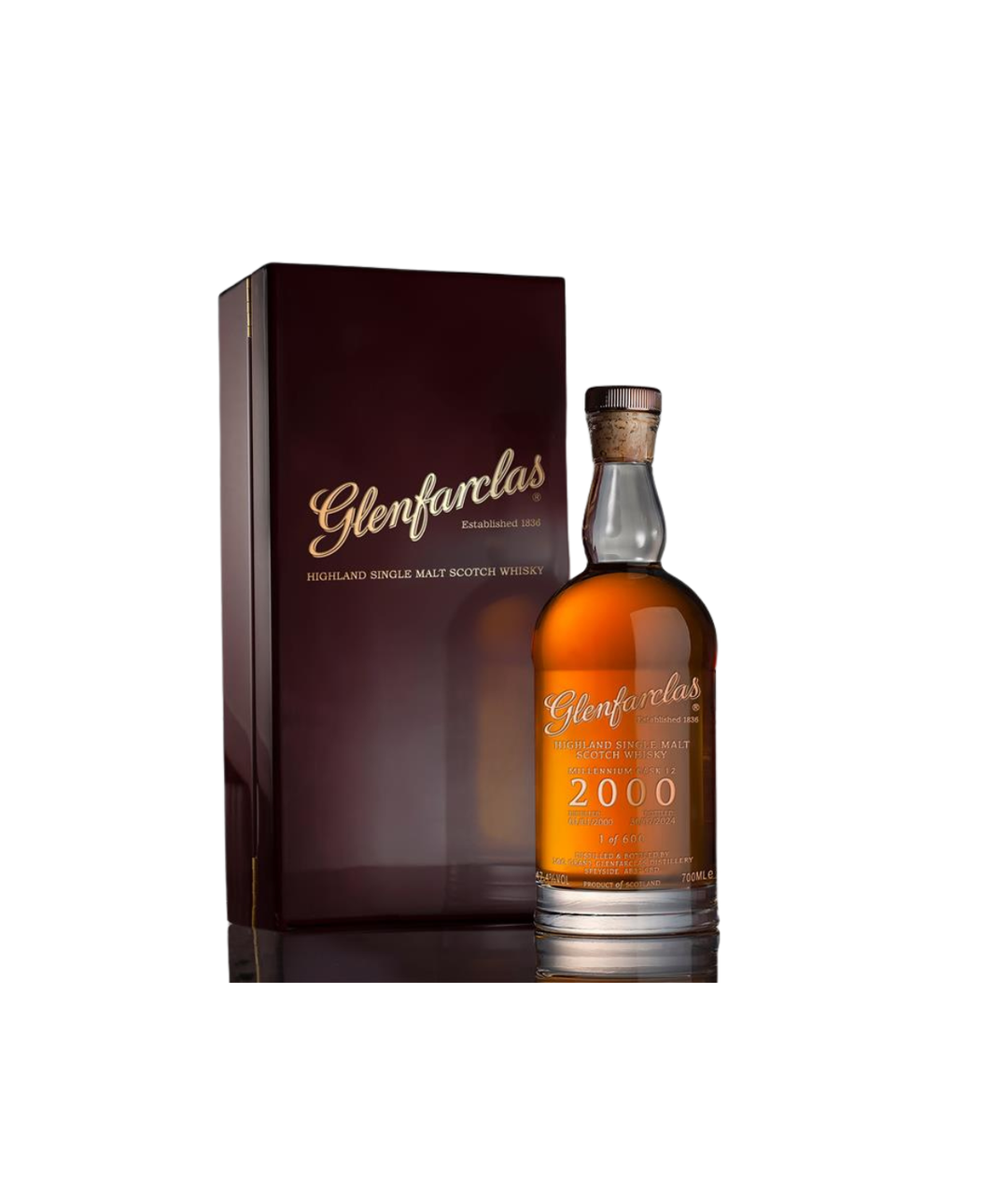 Glenfarclas 2000 24 Year Old Millennium Cask Decanter