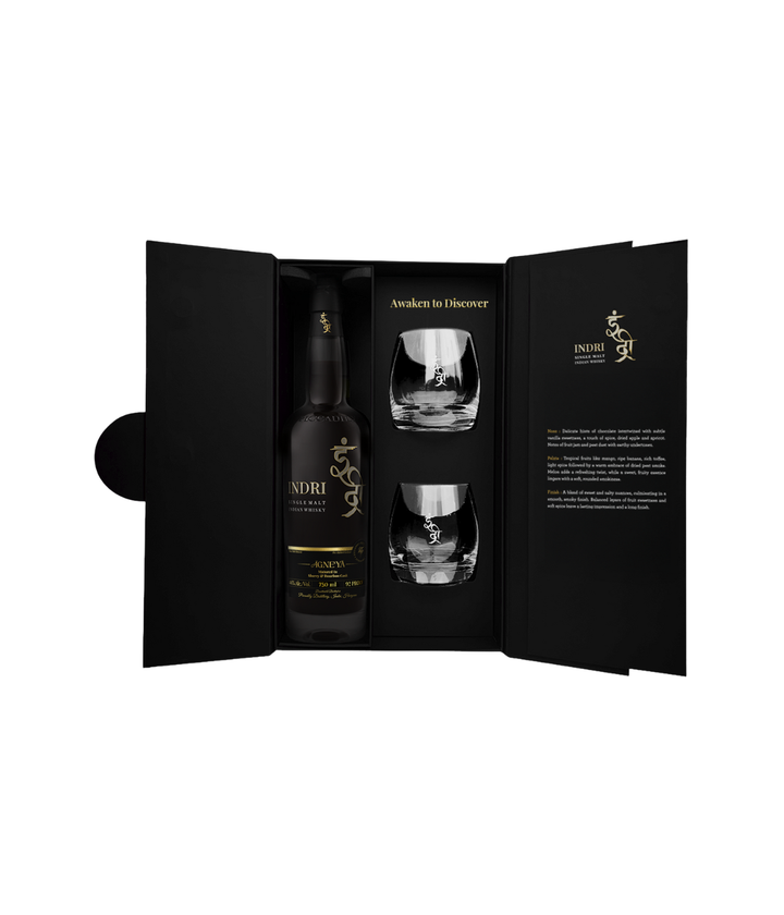 Indri Agneya Gift Set (Includes Complimentary Gift Box &amp; Two Branded Glasses)