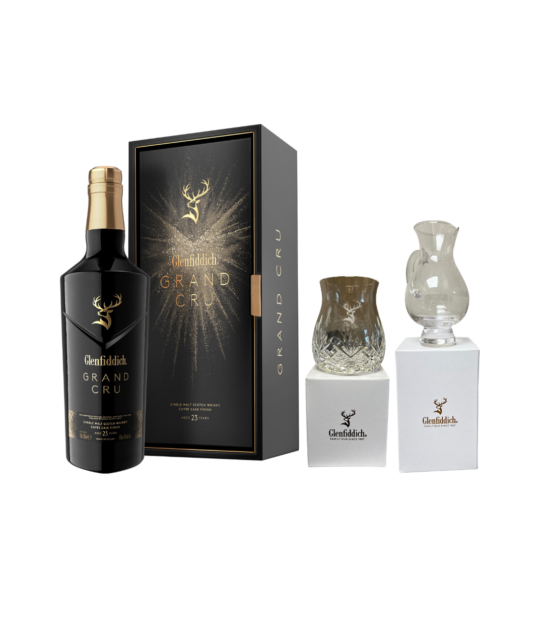 Glenfiddich 23 Year Old Grand Cru (free Glenfiddich glass and water jug worth £40)