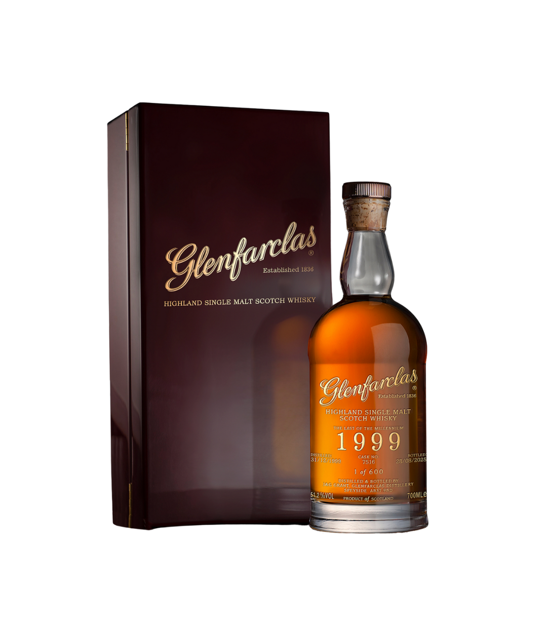 Glenfarclas 1999 25 Year Old Last Of The Millennium Cask Decanter