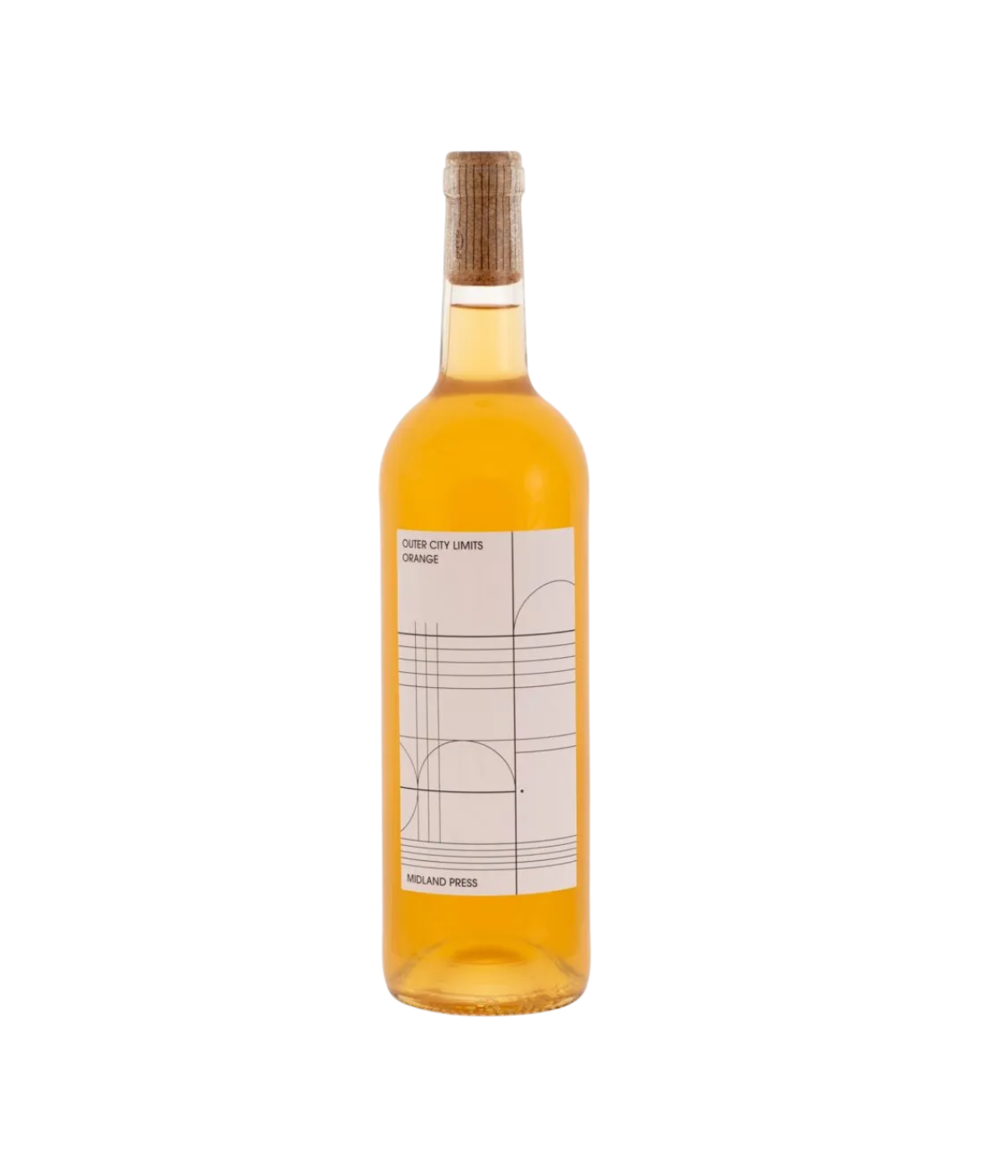 Midland Press Outer City Limits Orange 2025 English orange wine bottle