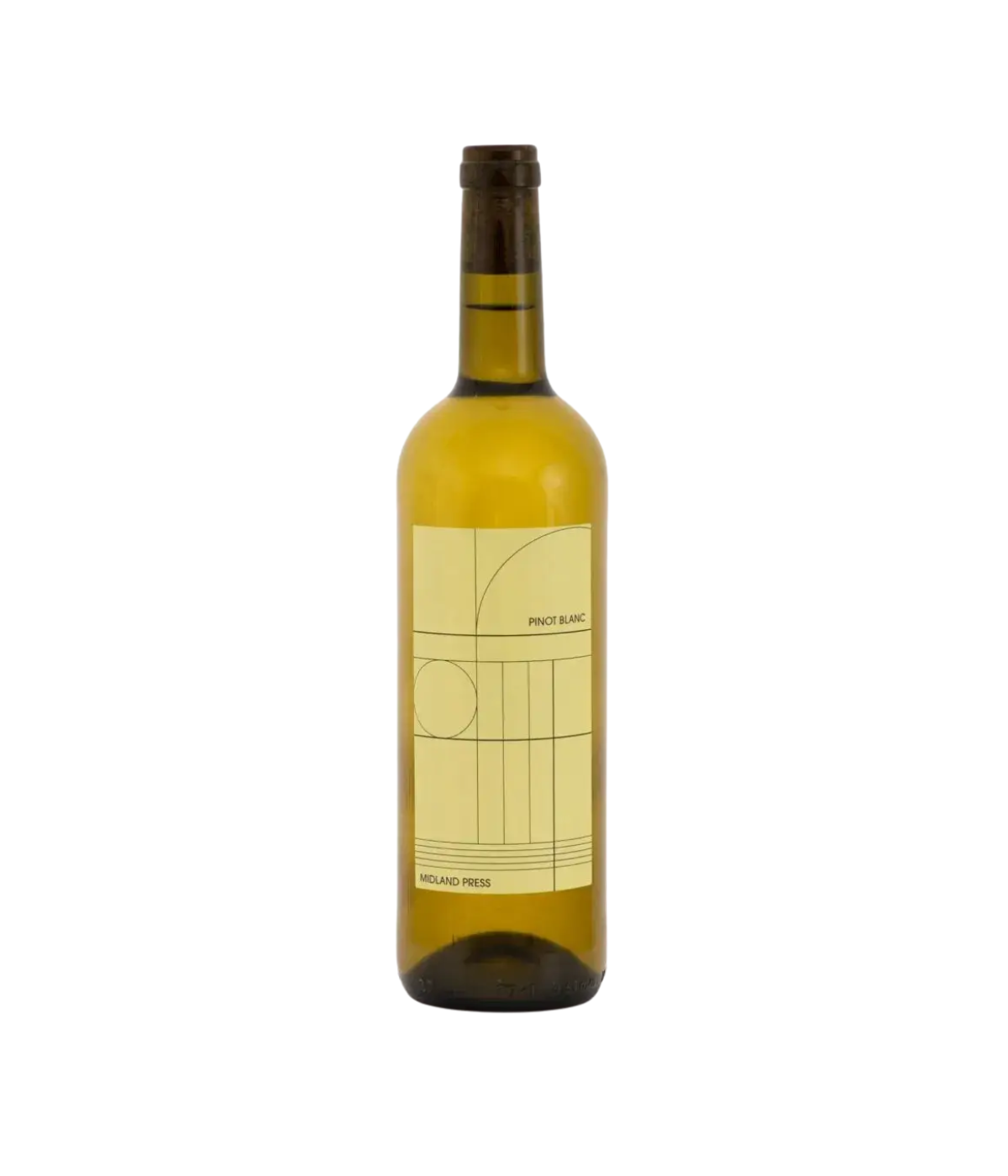 Midland Press Pinot Blanc 2024 English white wine bottle